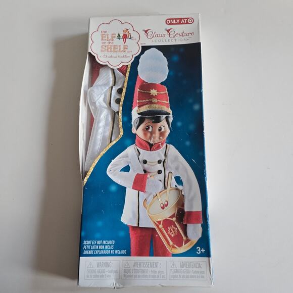 Elf on the Shelf Outfit Merry Marcher Christmas Costume Holiday Marching Band - Picture 1 of 6